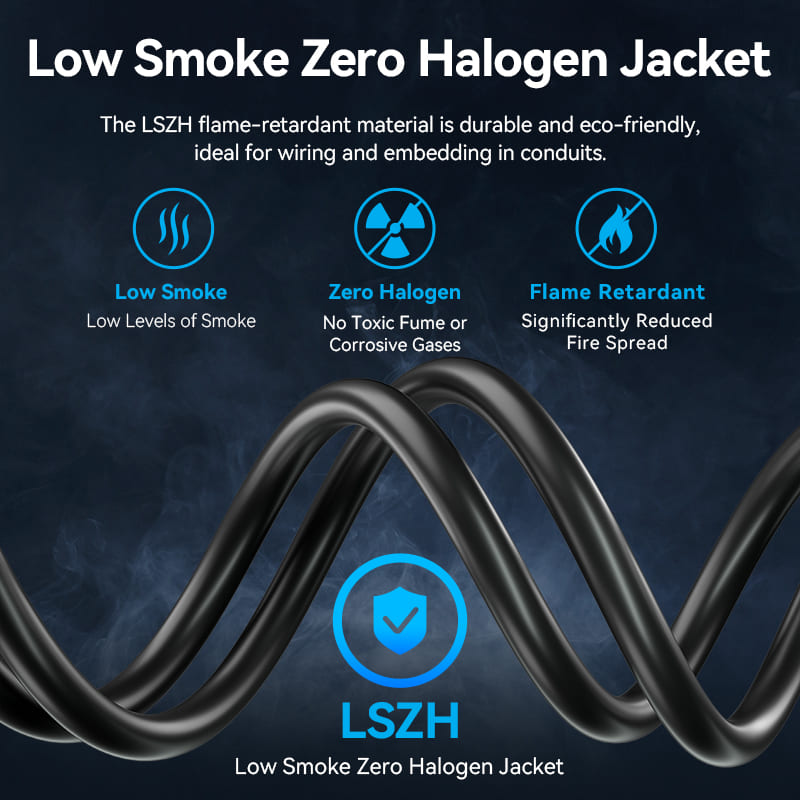 Vention LSZH Cat.8 SFTP Ethernet Patch Cable Black、mySite、fannypackpong