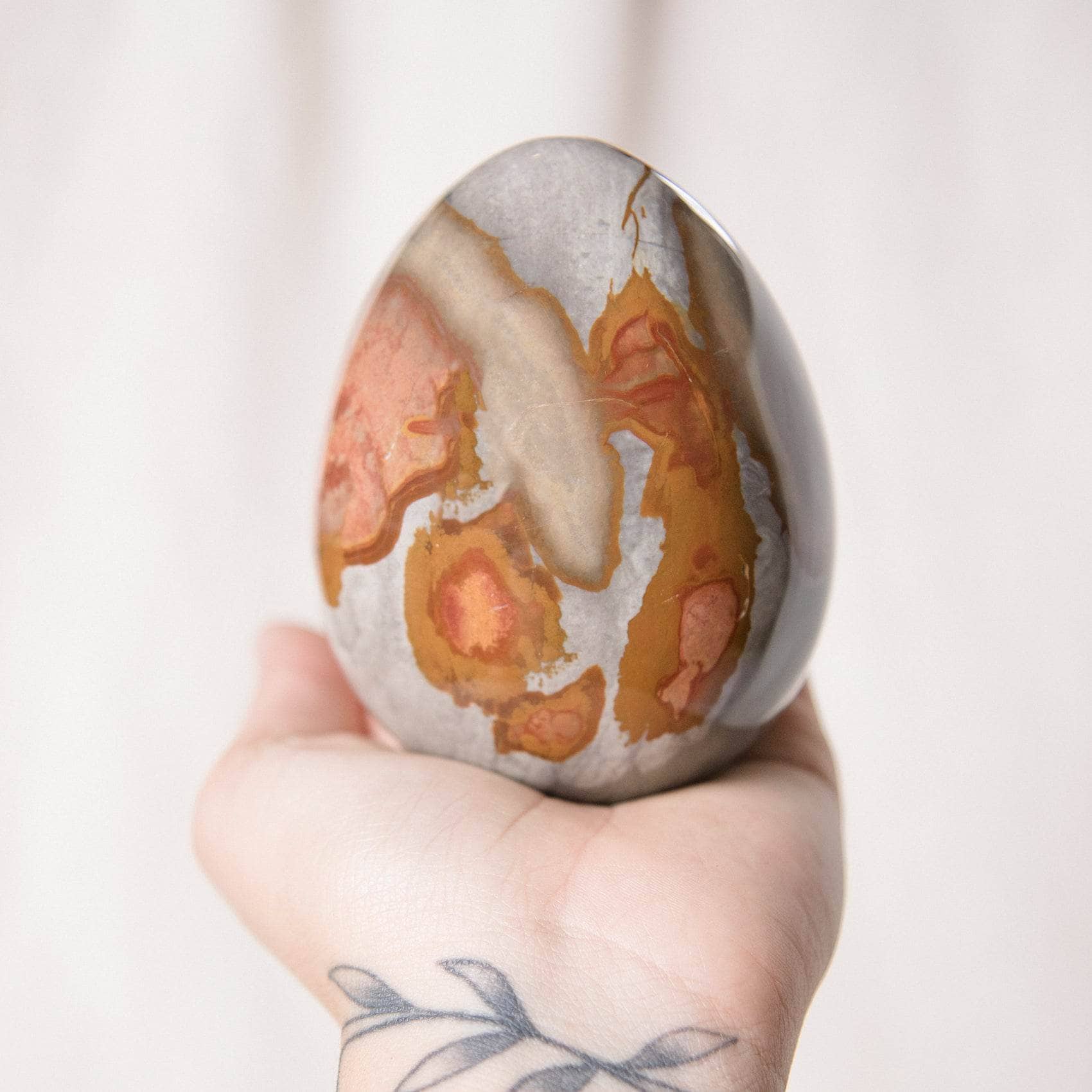 Polychrome Jasper Eggs - AAA Premium Quality、mySite、hinf8tx79