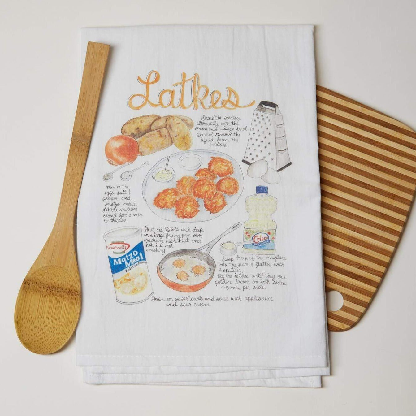 Latkes Recipe Kitchen Towel、mySite、topwebapps