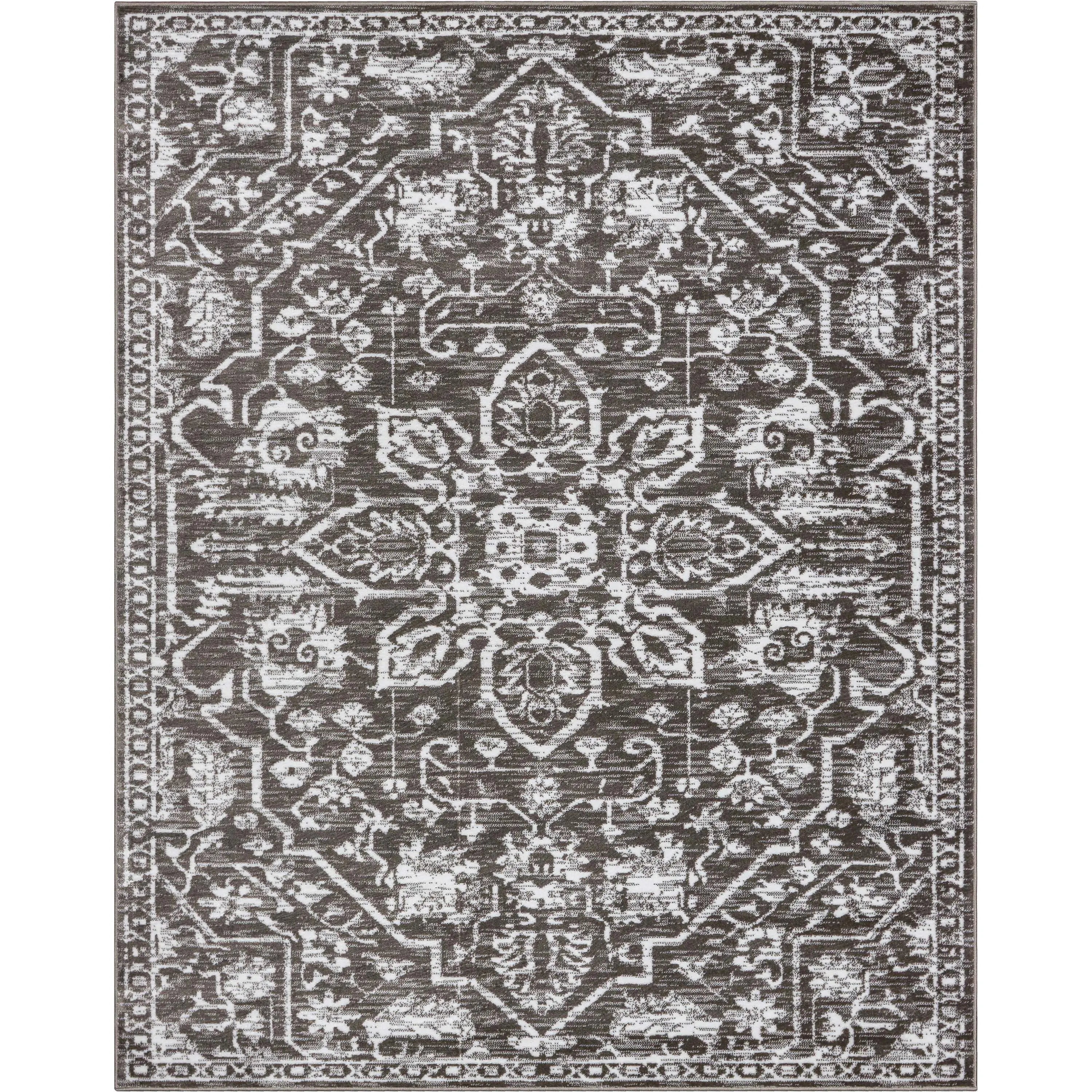Disa Vintage Medallion Grey Soft Rug By Chill Rugs、mySite、gigharbornorthrealestate