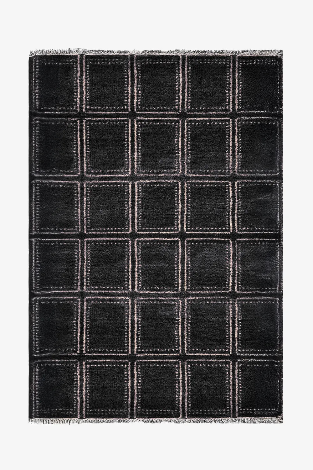 Boxstep Oushak Hand-Knotted Geometric Wool Rug、mySite、gigharbornorthrealestate