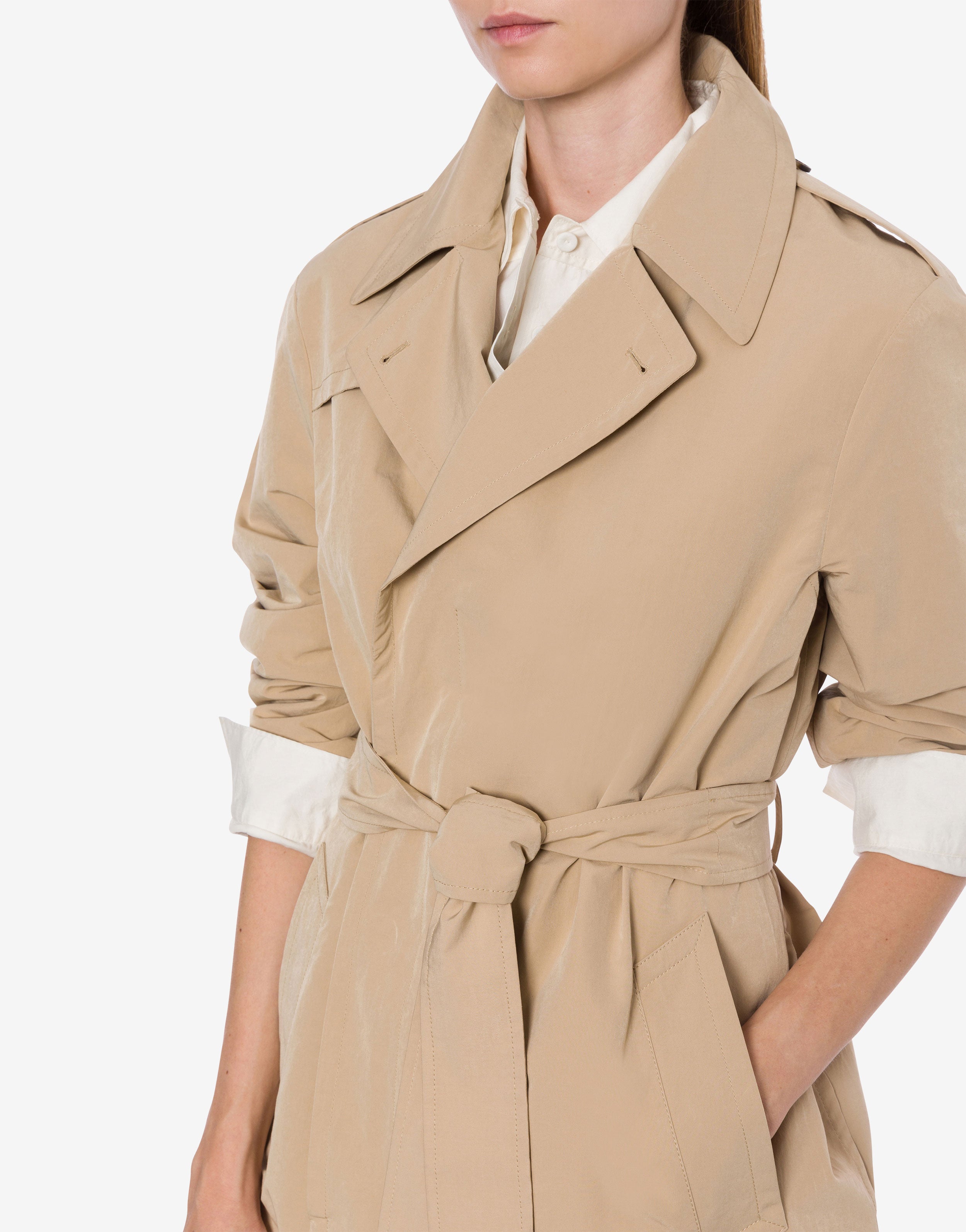 Trench in cotone tecnico、mySite、aoinhome