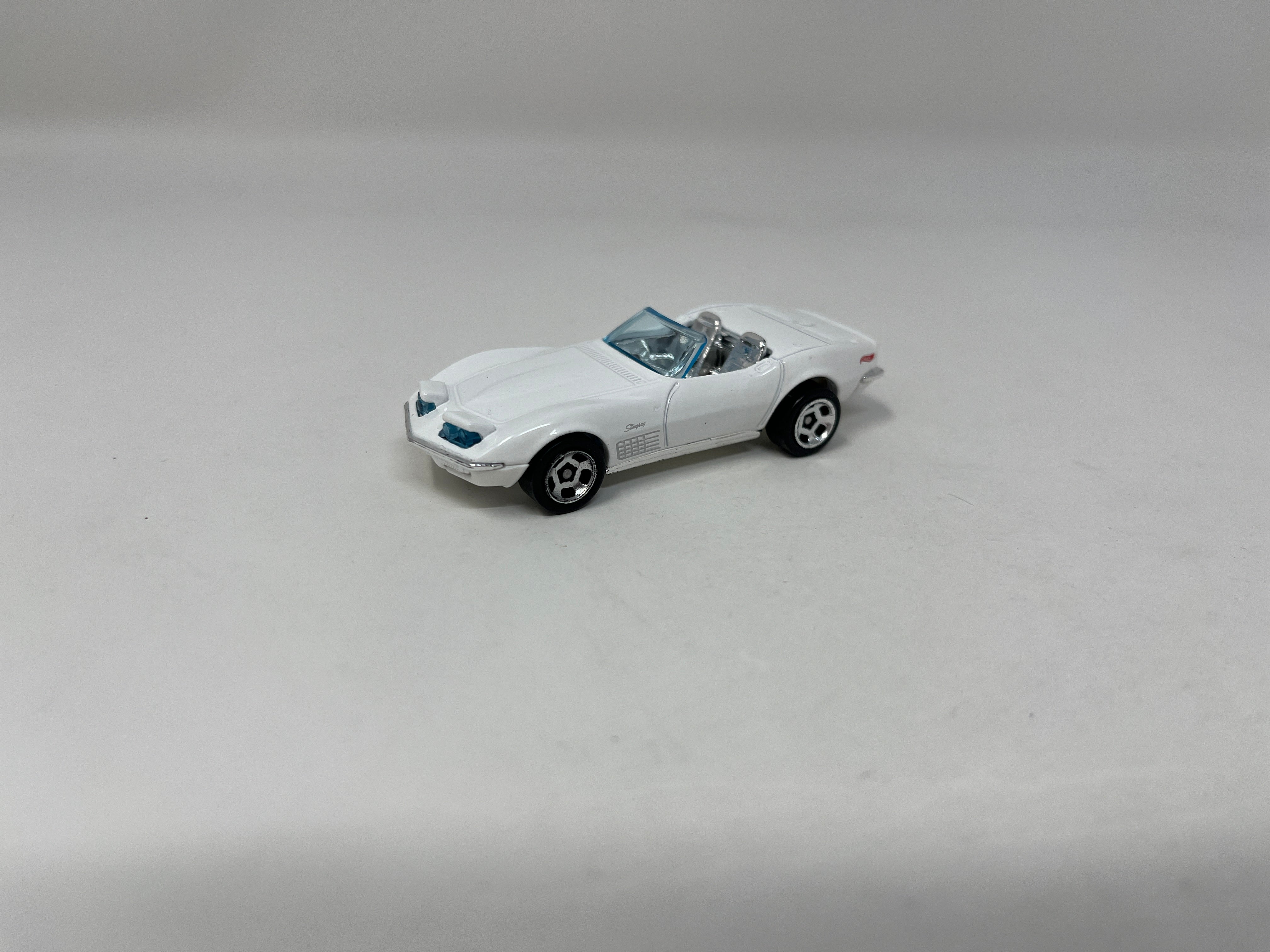 1972 Stingray Corvette Convertible * WHITE * Hot Wheels 1:64 scale Loose diecast、mySite、hgirdovlk