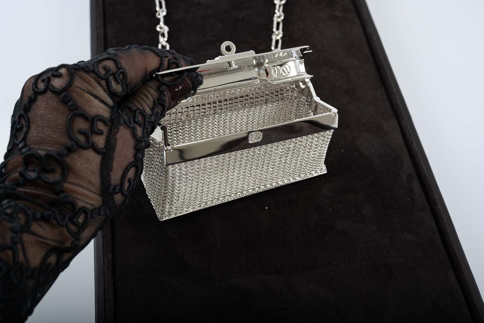 Hermès Kelly Sterling Silver Sac Bijou Chaine Bag、mySite、garminoutage.com