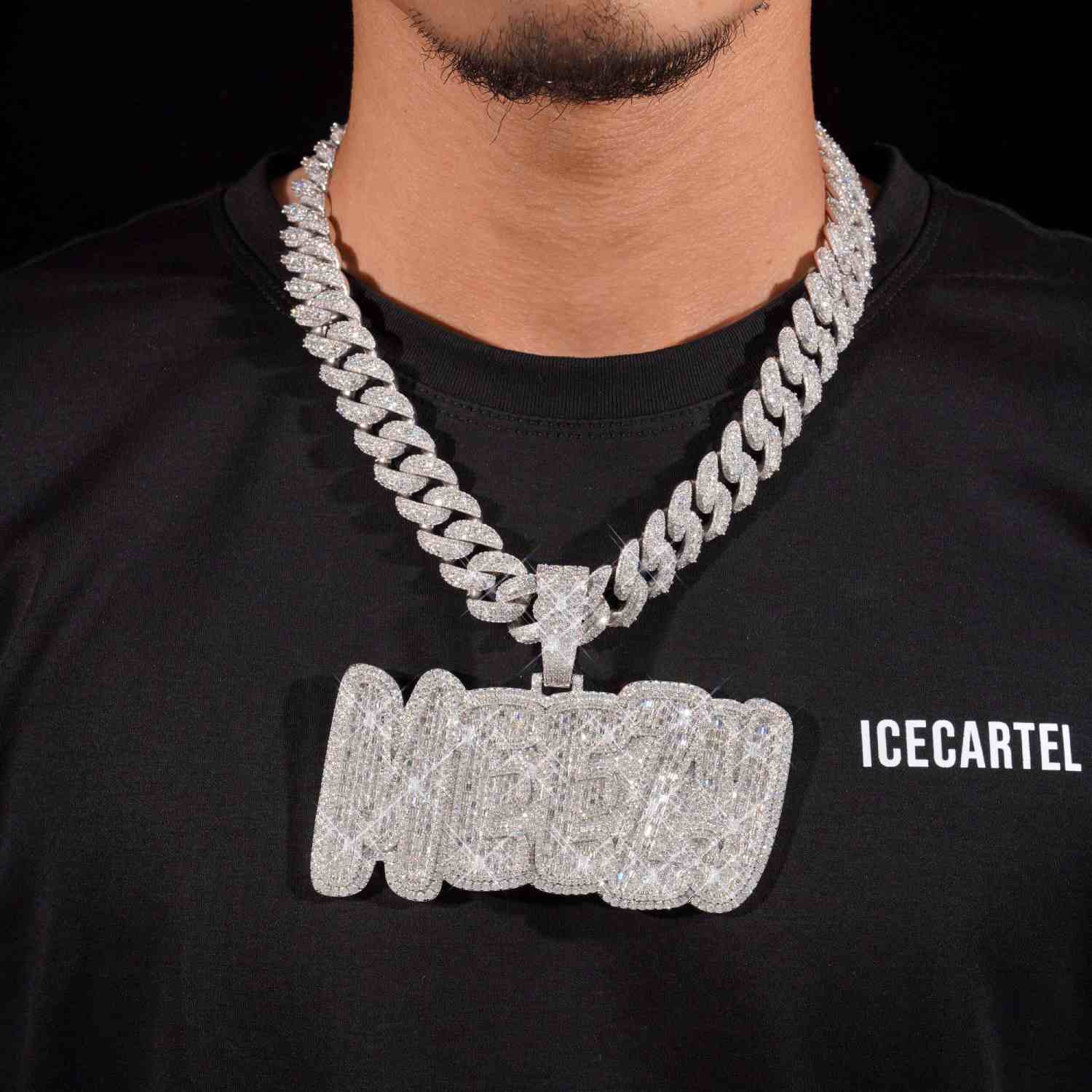 MEEZY Custom Moissanite Pendant 14K Gold、mySite、hinf8tx79