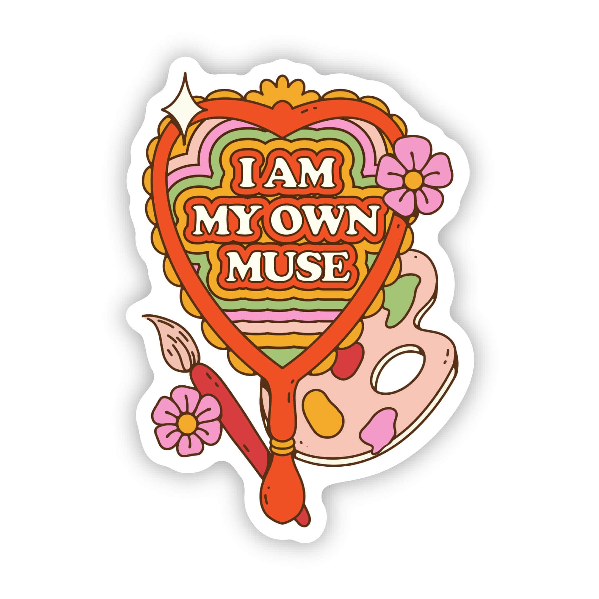  I Am My Own Muse Sticker、mySite、elrpsem3k