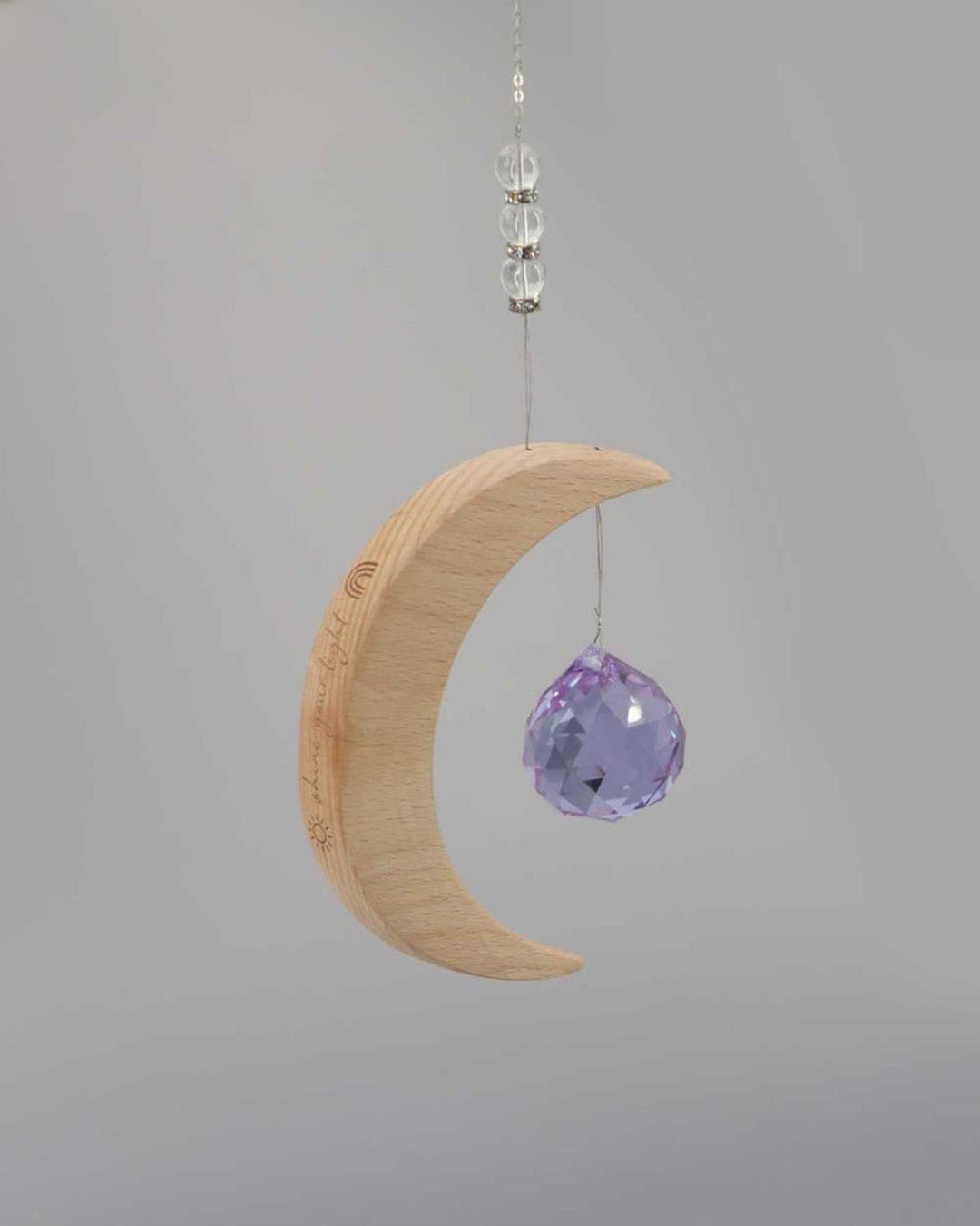 Crystal Moon Prism Sun Catcher Wall Hanging、mySite、topwebapps