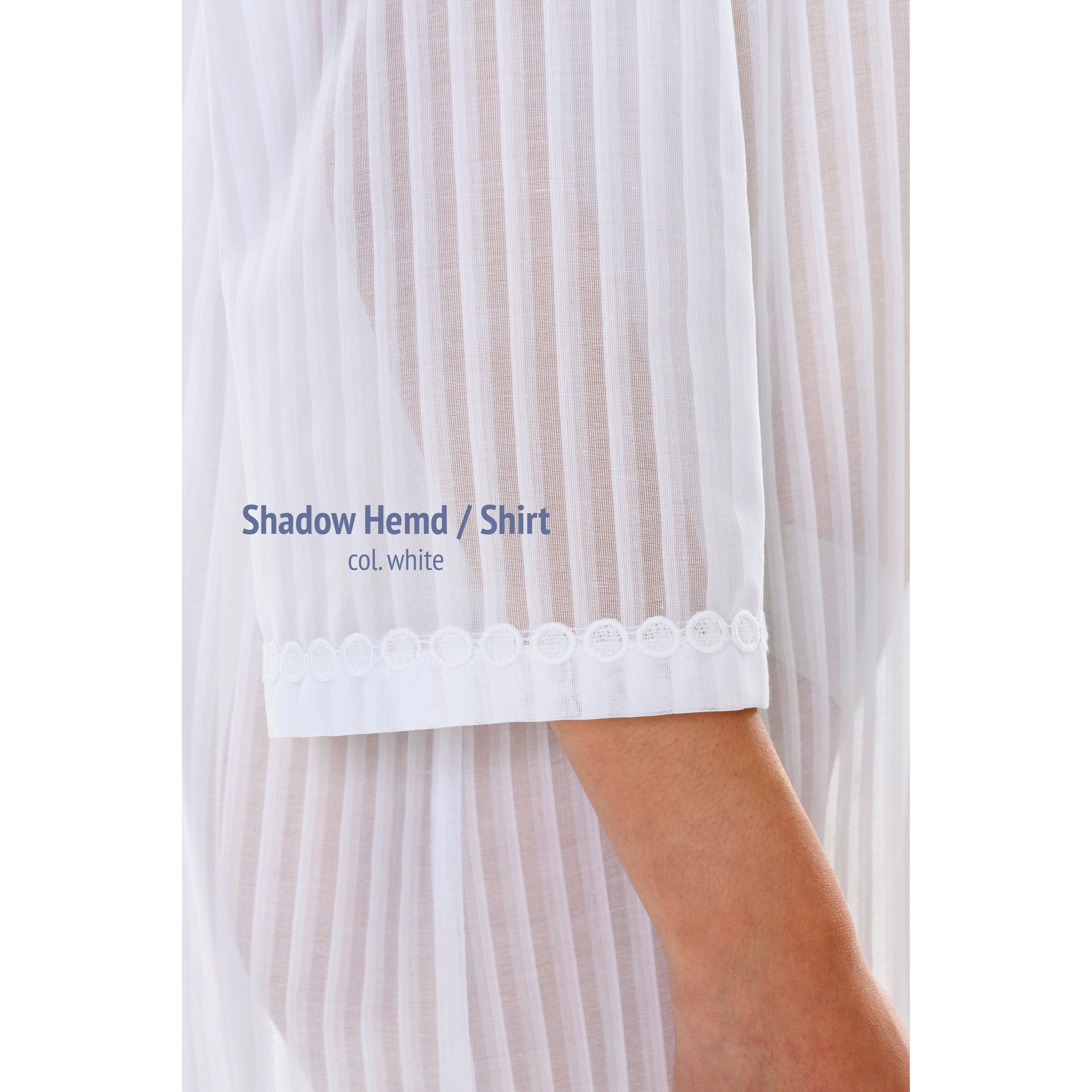  Celestine Shadow Hemd Shirt - White、mySite、justintrudeaud