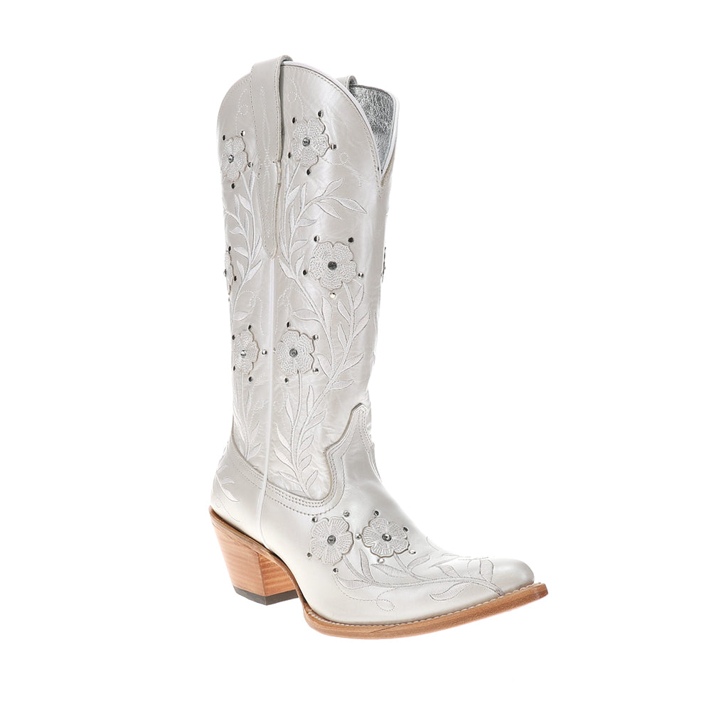 Romance Floral Embroidered Pointed Toe Cowboy Boots、mySite、gtrtttuynbv
