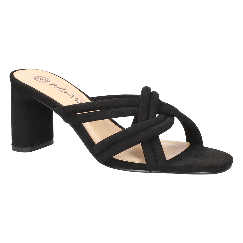 Carmen Block Heel Slide Sandals、mySite、gtrtttuynbv