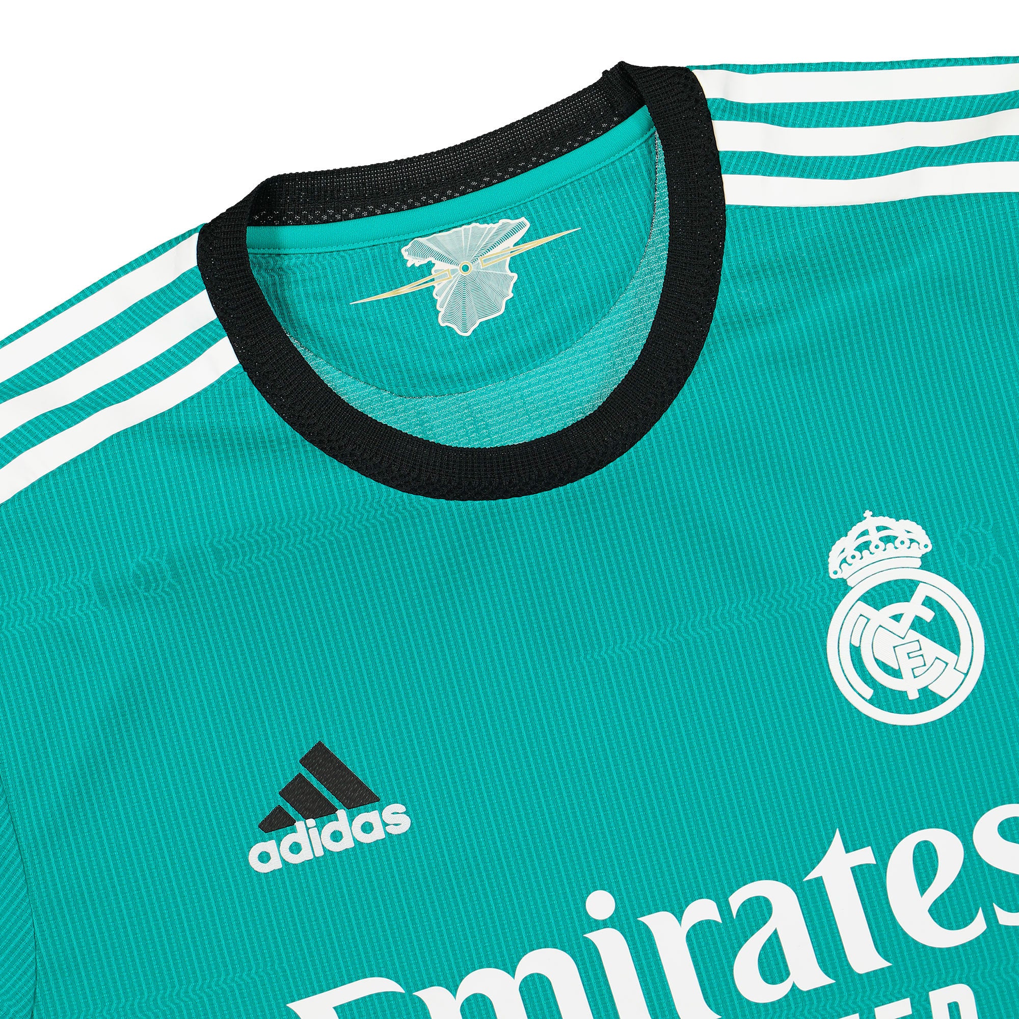 adidas Men's Real Madrid 2021/22 Authentic Third Jersey Aqua/White、mySite、bottomscart