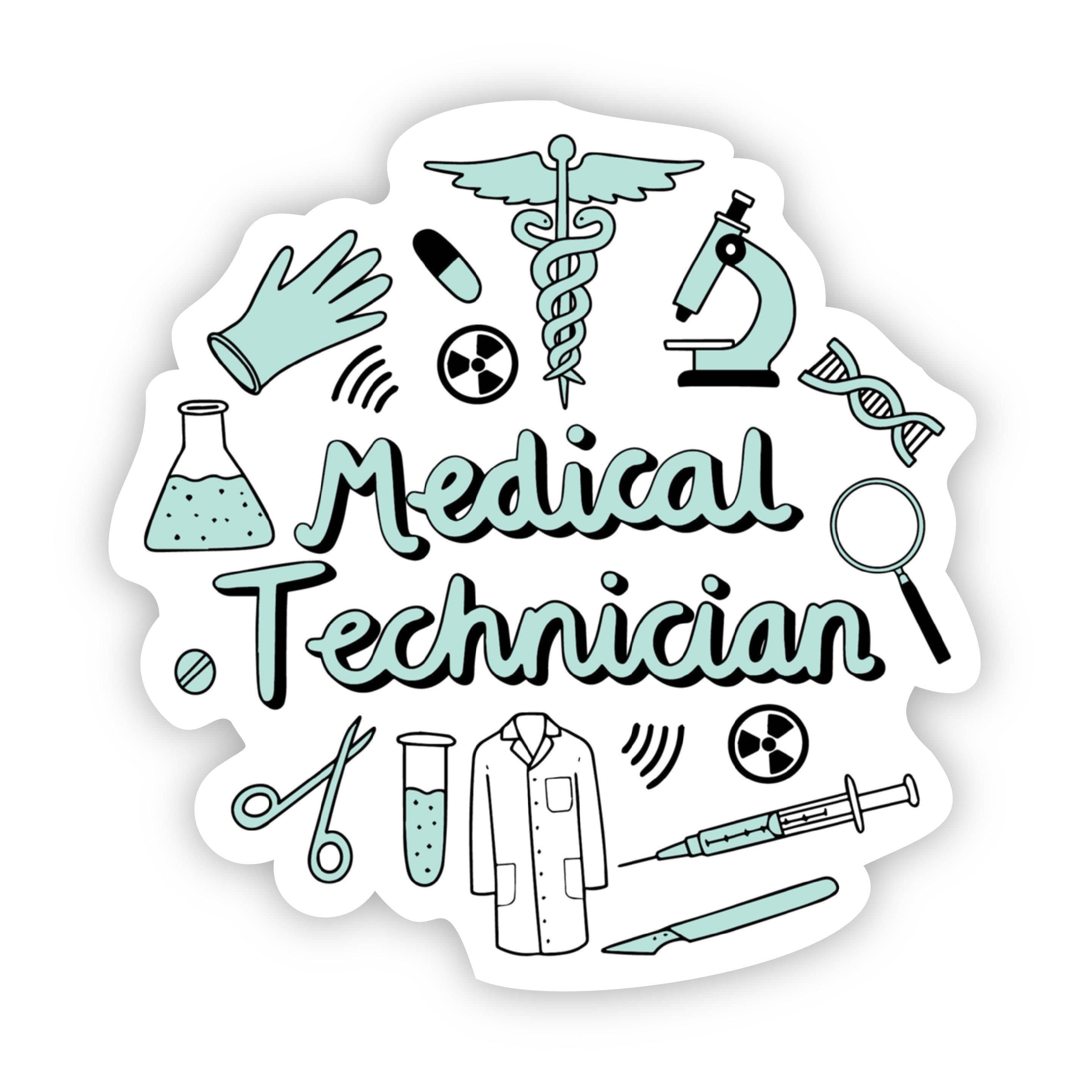  Medical Technician Green Sticker、mySite、elrpsem3k