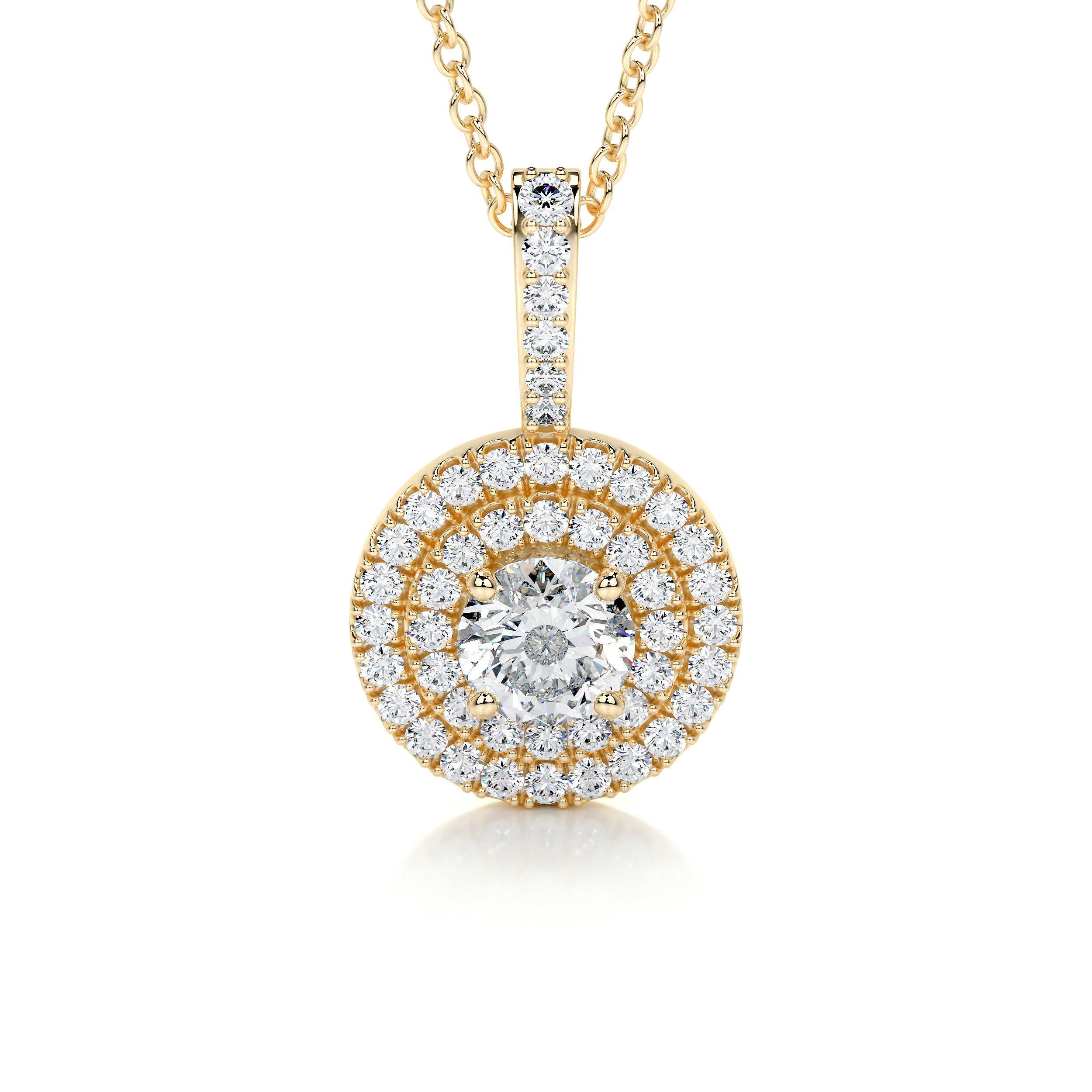 Averi Lab Grown Diamond Pendant -18K Yellow Gold、mySite、hinf8tx79