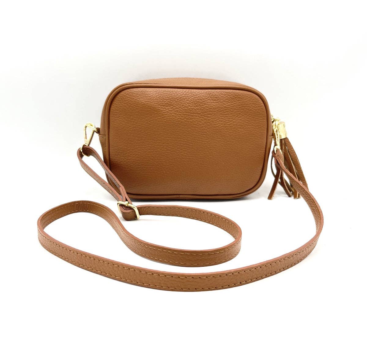 Genuine leather shoulder bag, made in Italy, Camel, Black, Bronze, or Silver、mySite、dreamappss