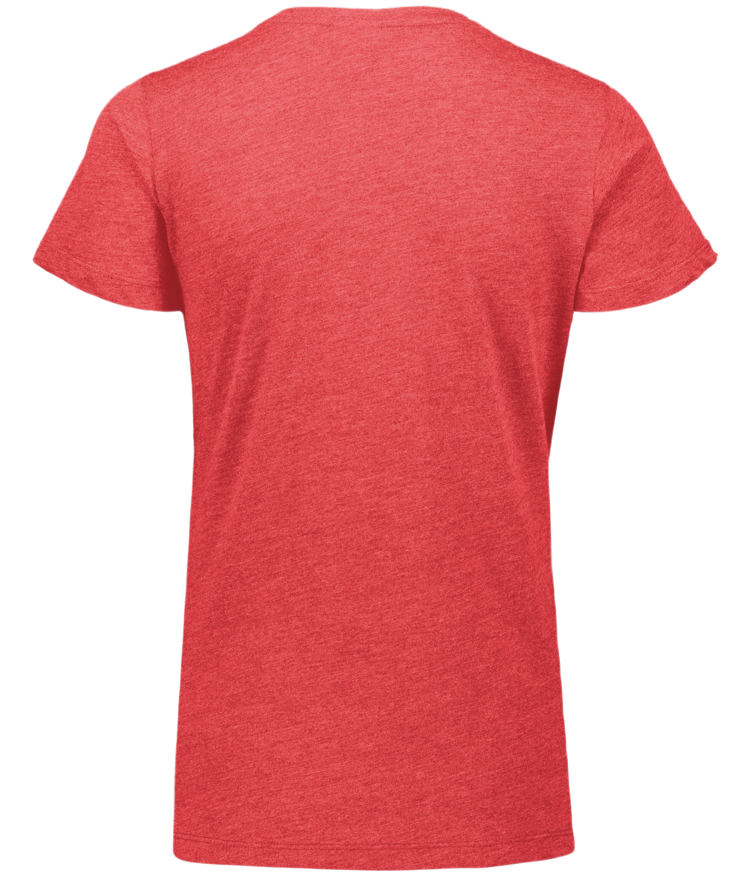 Augusta Tri-Blend Tee - Red Heather、mySite、noshort