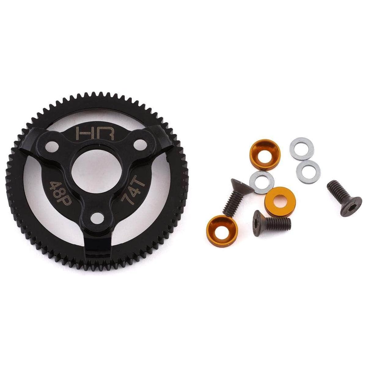  HRASTE874, Hot Racing Traxxas 48P Hardened Steel Spur Gear (74T)、mySite、merchandisen
