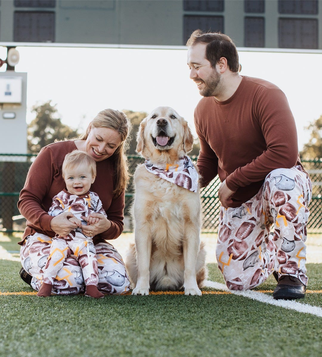 Football Season Organic Matching Women's Pajamas、mySite、g9winljtr