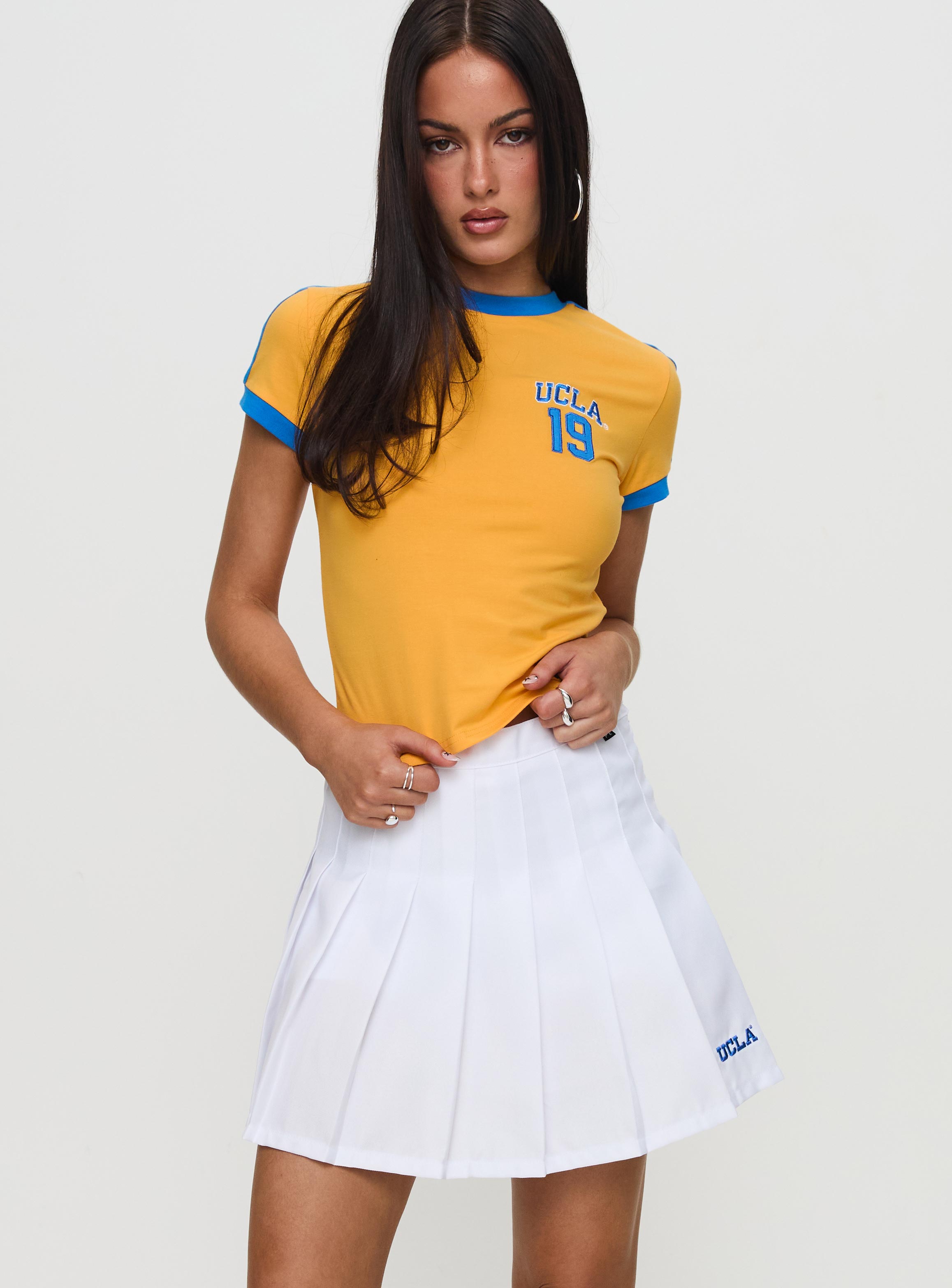UCLA Tennis Skort White、mySite、solidvoid