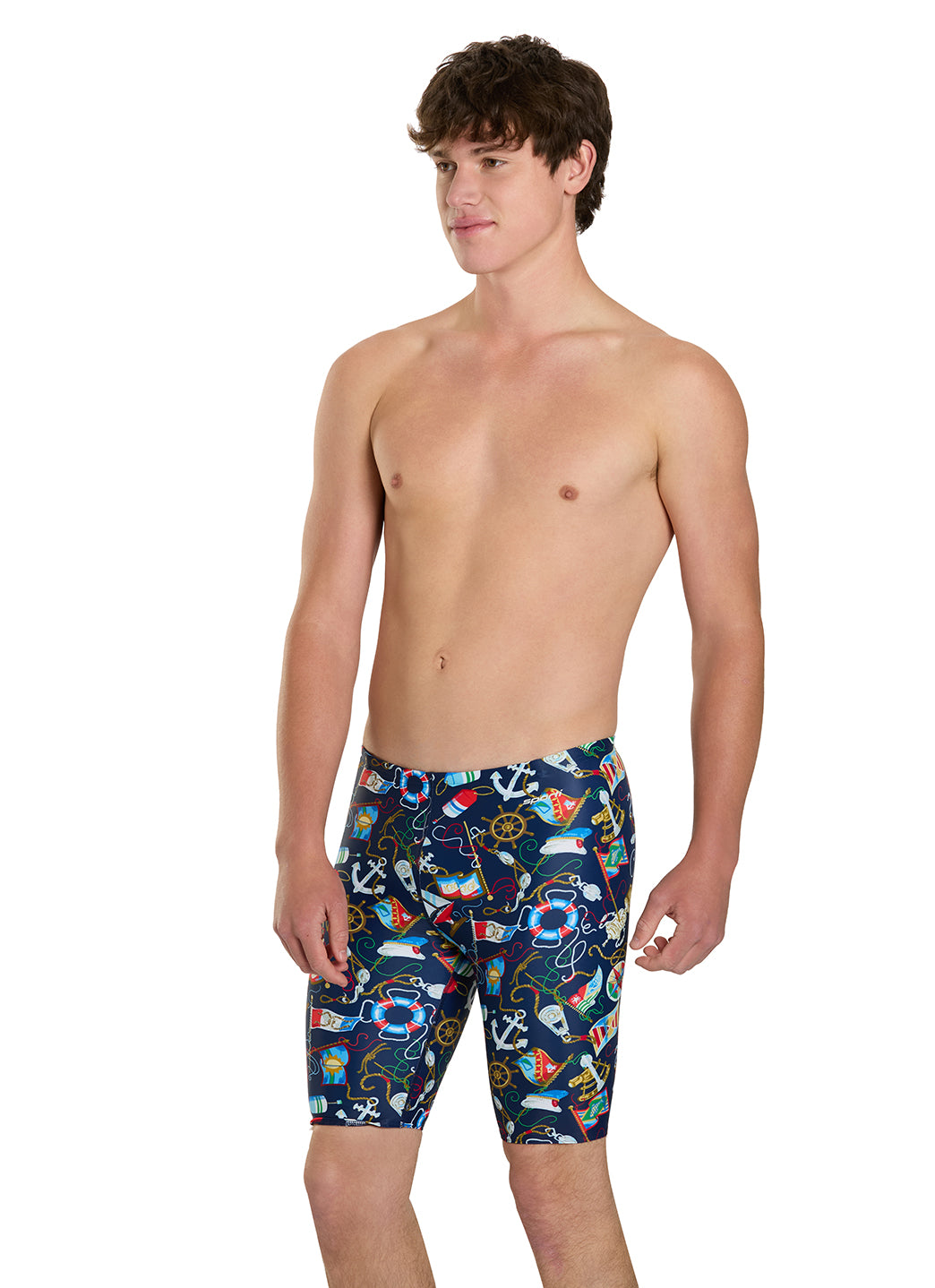 Sporti Anchors Away Jammer Swimsuit (22-44)、mySite、noshort
