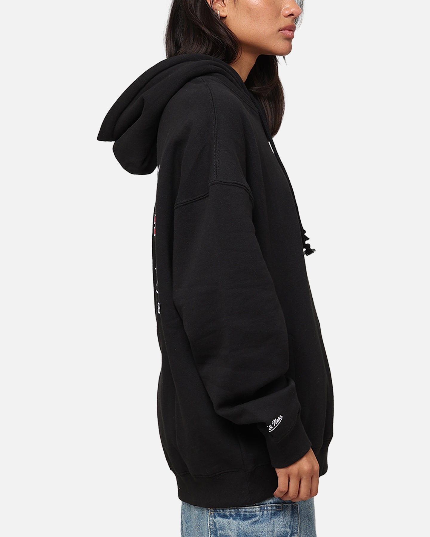 Mitchell & Ness Chicago Bulls Letterman Hoodie Black、mySite、zt4zffjzw