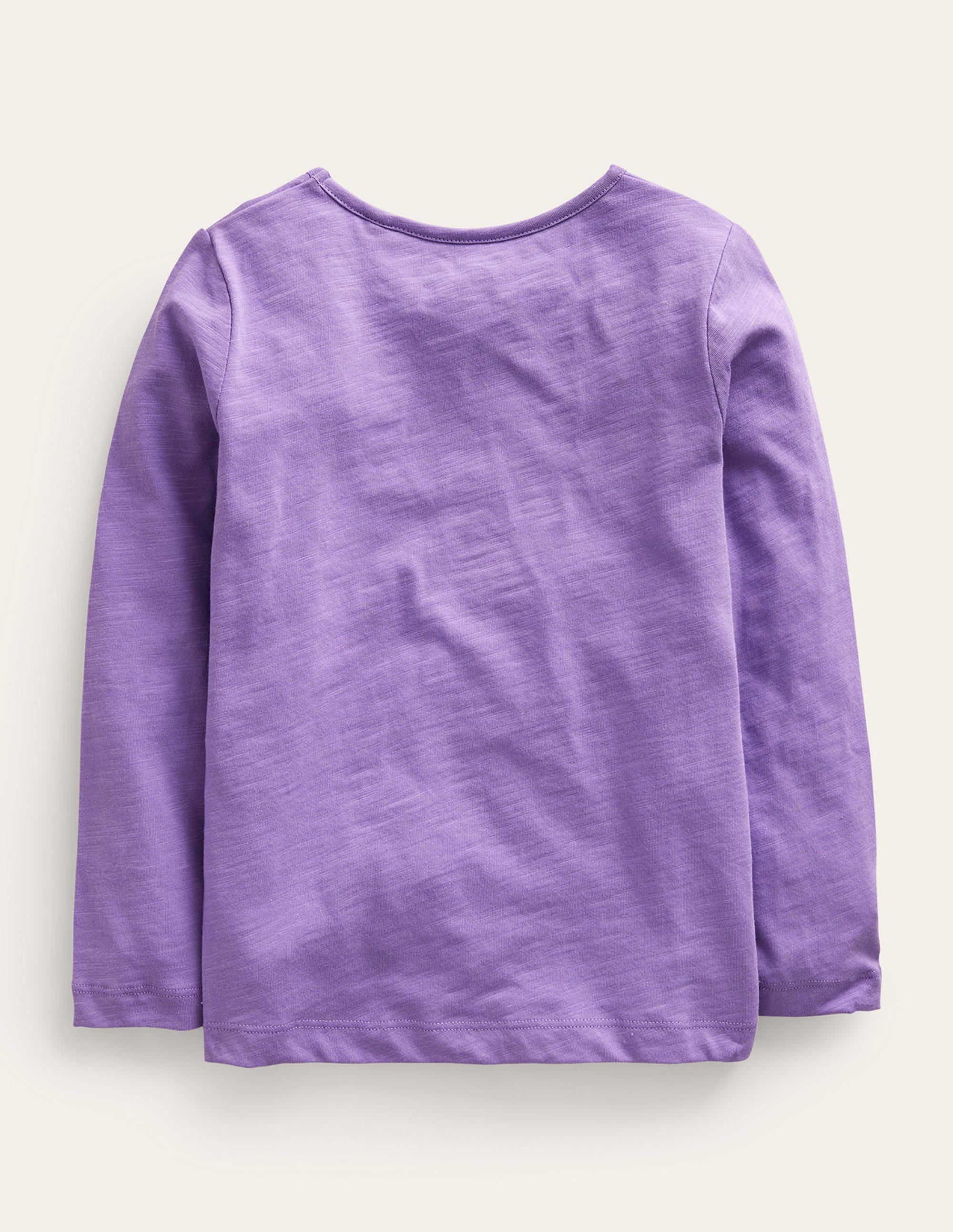  Logo Slub Long Sleeve T-shirt-Purple Marshmallows、mySite、ashleygrahame