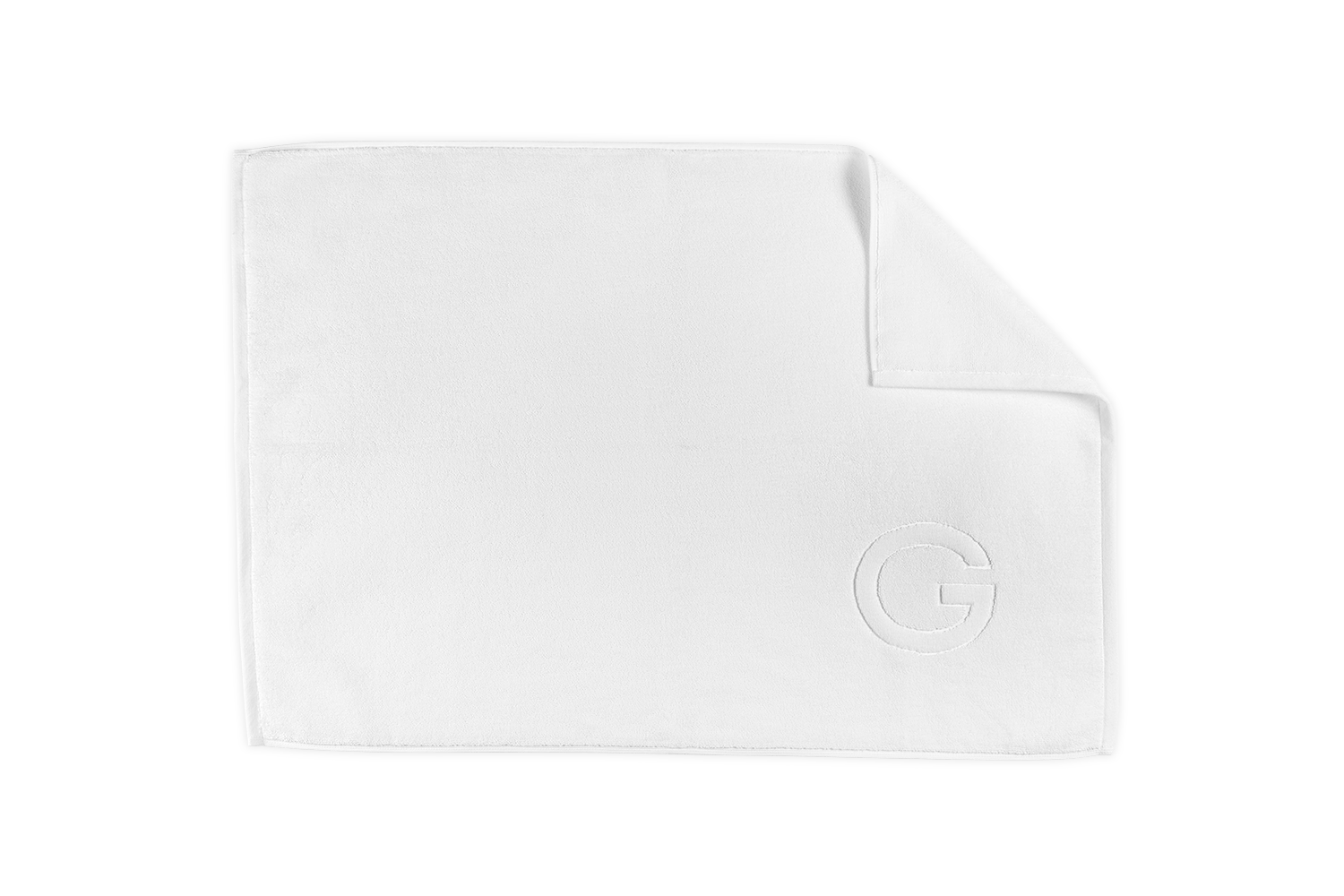  Matouk Auberge Monogrammed Bath Mat、mySite、elrpsem3k