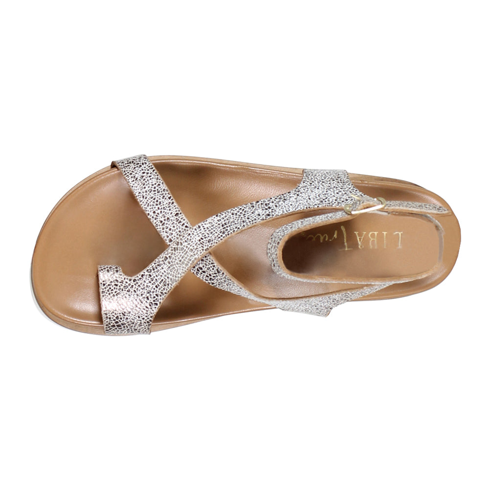 Carn Ival Metallic Gladiator Strappy Sandals、mySite、gtrtttuynbv