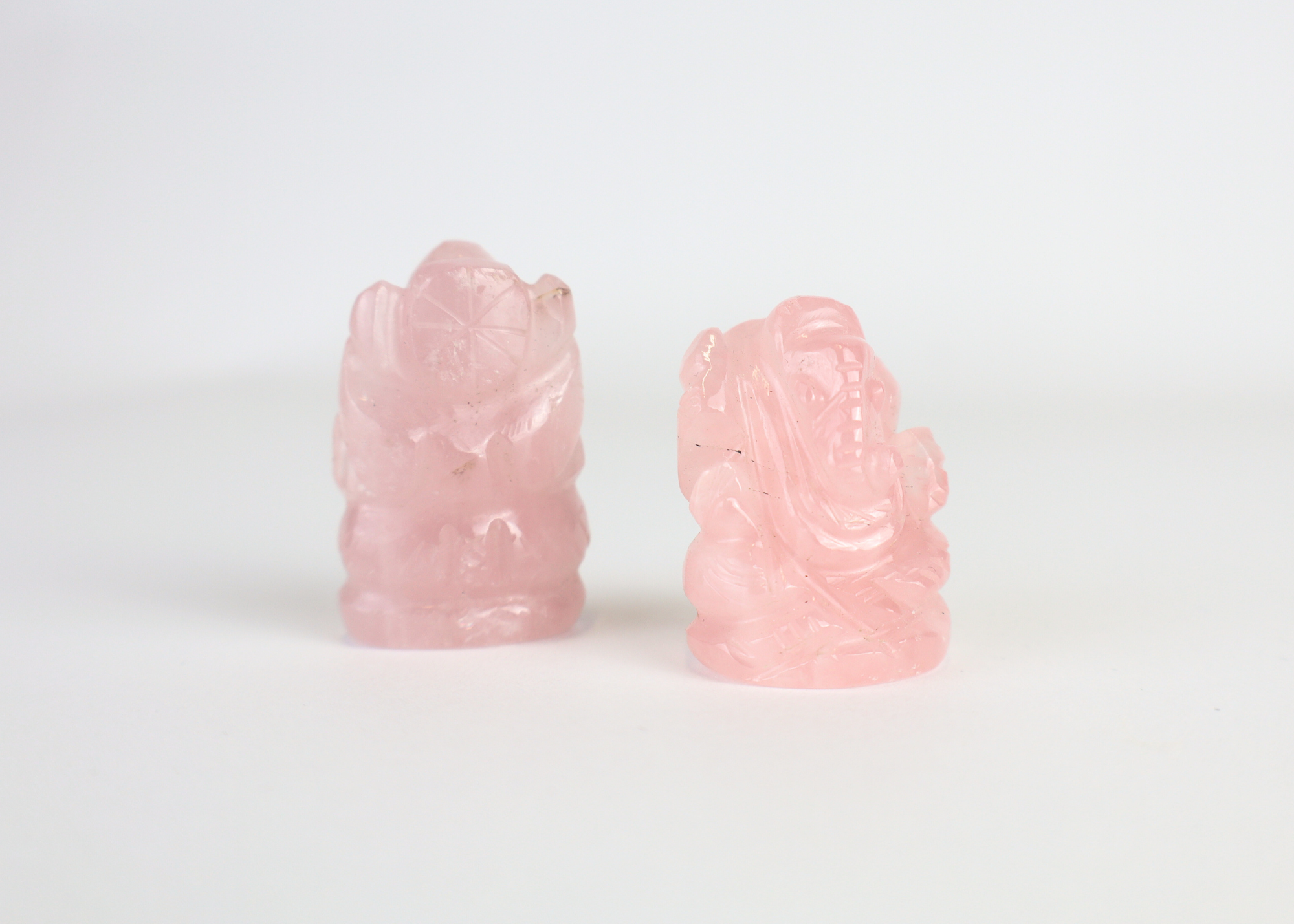 Tiny Rose Quartz Ganesha (3 cm)、mySite、topwebapps