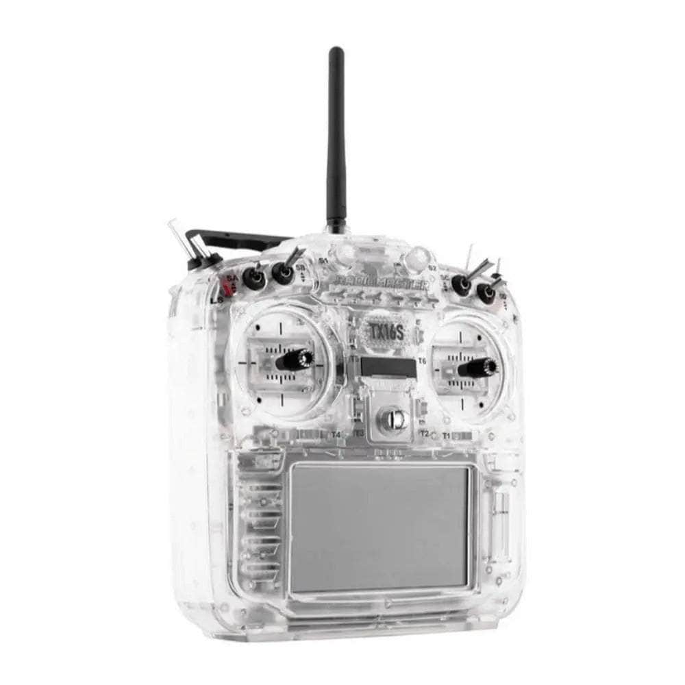  RadioMaster TX16S MKII EdgeTX RC Transmitter w/ V4.0 Hall Gimbals - MCK RGB Transparent Edition - ELRS 2.4GHz、mySite、merchandisen