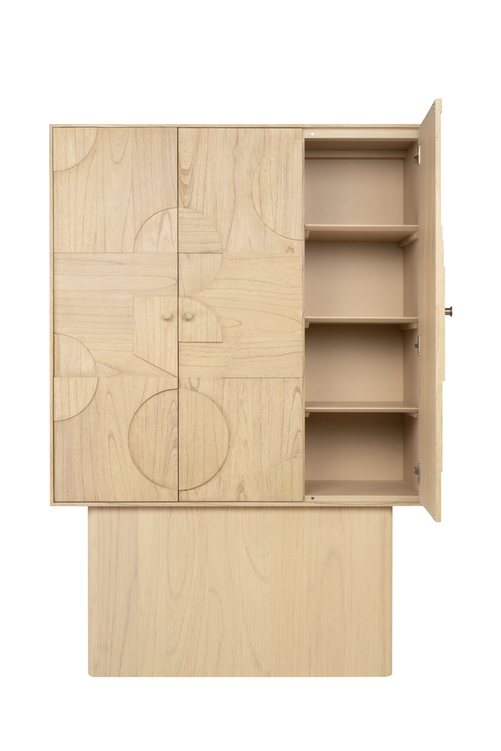 Geometrical Patterned Wooden Cabinet | Versmissen Zulgo、mySite、neckold
