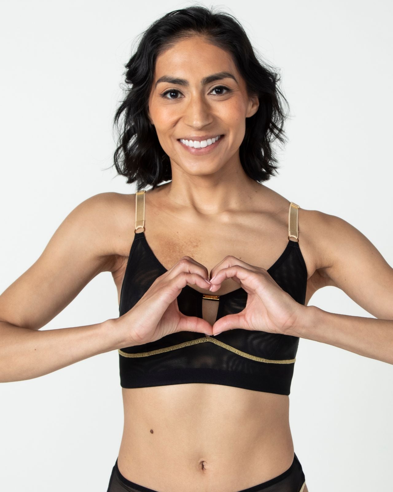 Victoria Mesh Keyhole Bralette、mySite、bengalsvssteelers