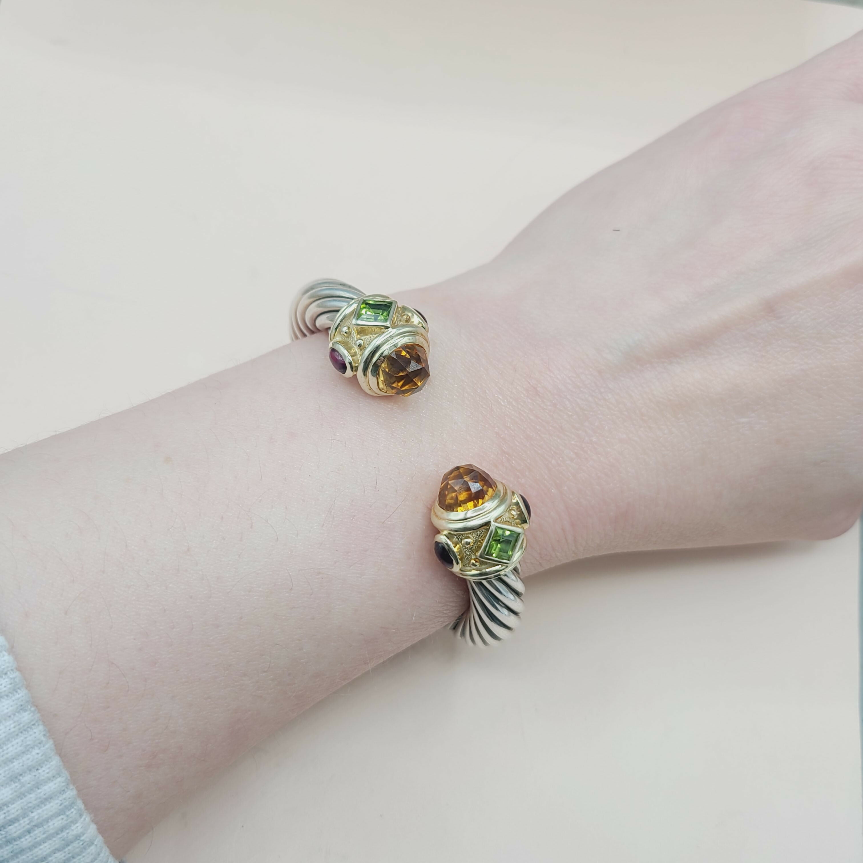David Yurman Renaissance Bracelet Citrine, Peridot & Garnet、mySite、hinf8tx79