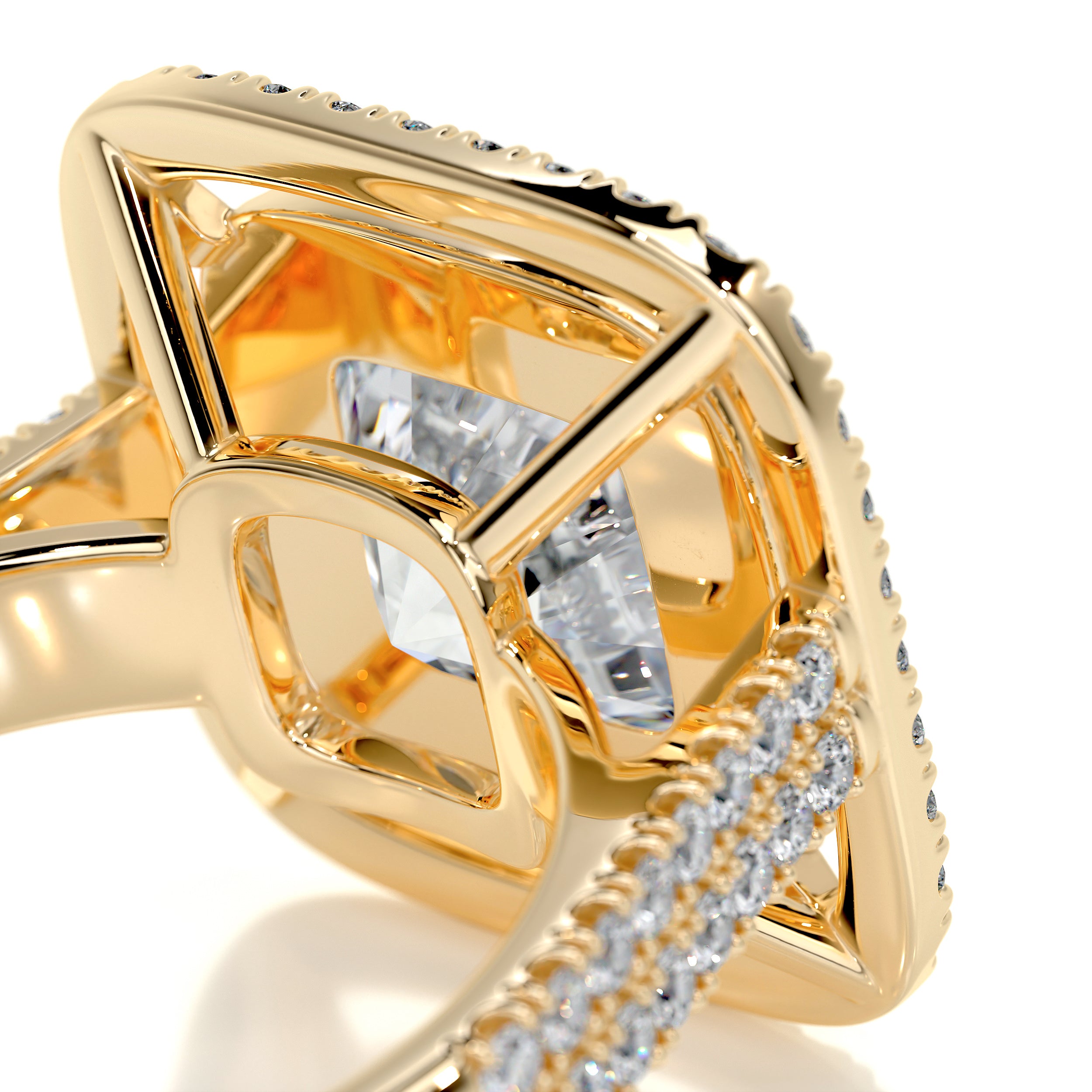Piper Diamond Engagement Ring - 18K Yellow Gold、mySite、hinf8tx79