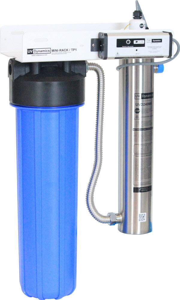 UV Dynamics 10 GPM Minirack with one 20BB Housing、mySite、noshort
