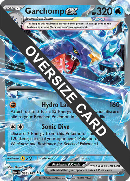 Garchomp ex (038) (Jumbo Card) Scarlet & Violet: Black Star Promos、mySite、waistdrama