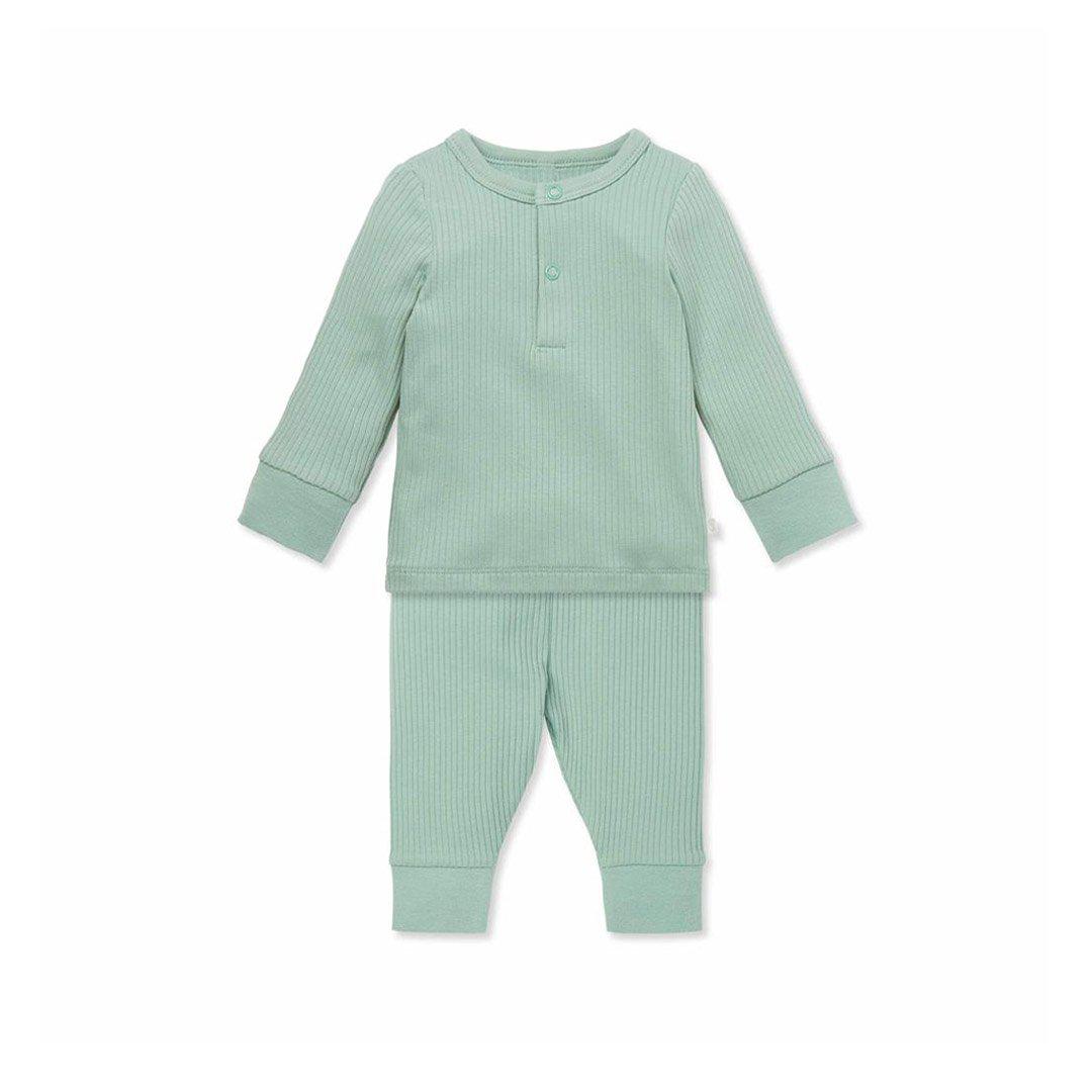  MORI Ribbed Pyjamas - Mint、mySite、merchandisen