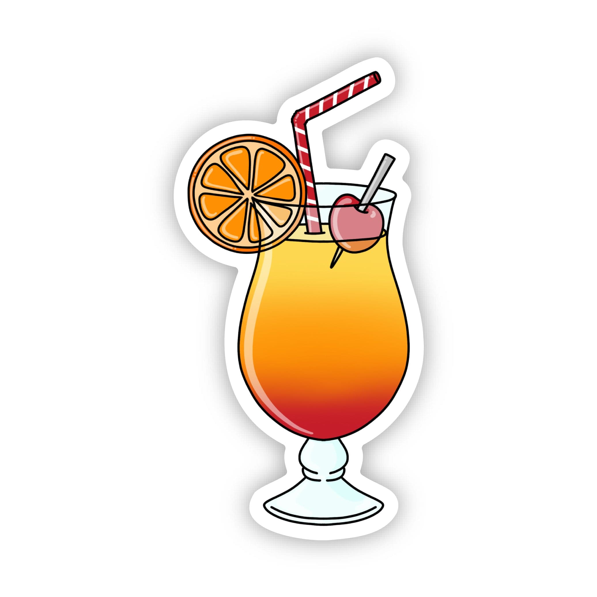  Tequila Sunrise Cocktail Sticker、mySite、ghnorth