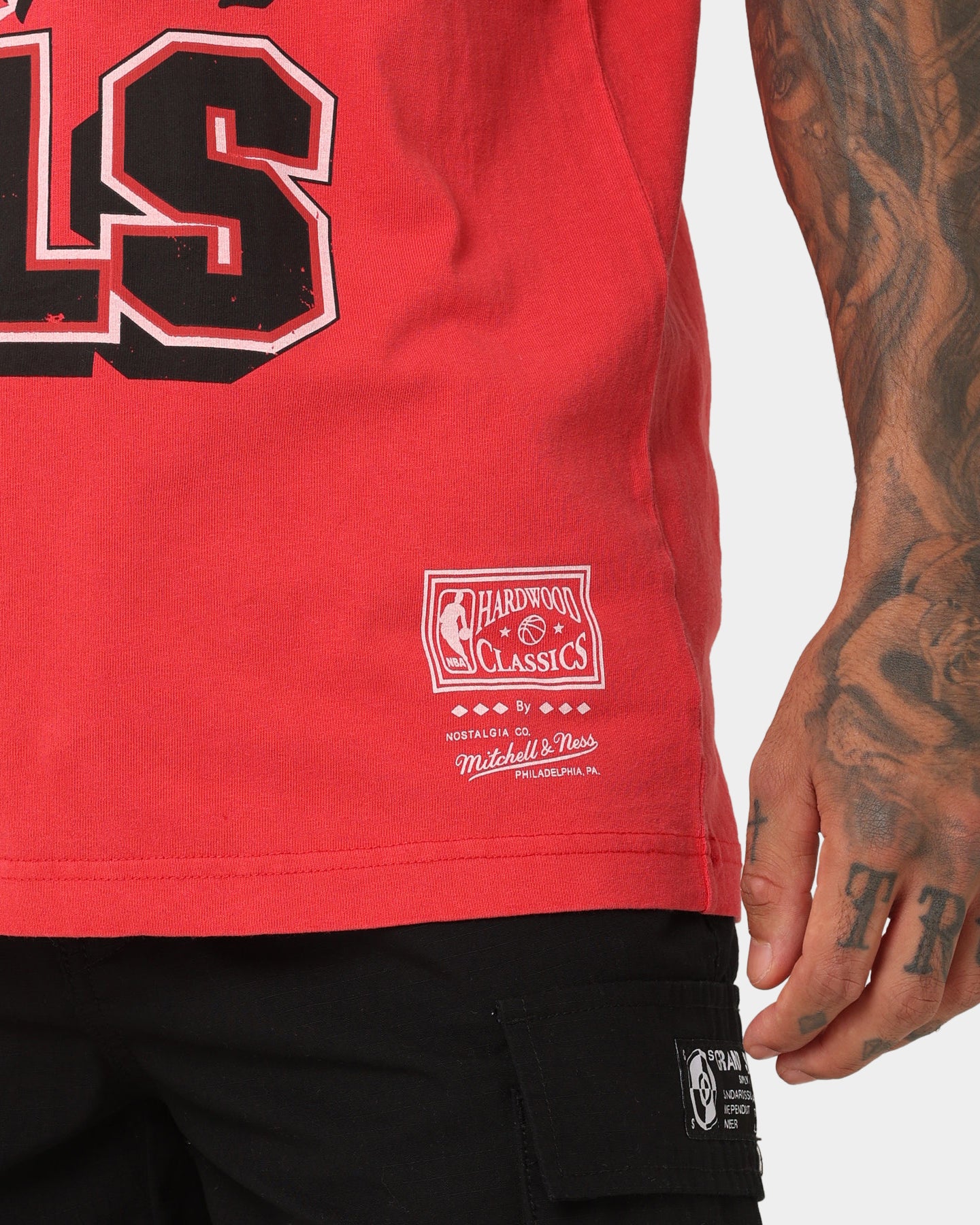 Mitchell & Ness Chicago Bulls Champion History Vintage T-Shirt Faded Red、mySite、zt4zffjzw