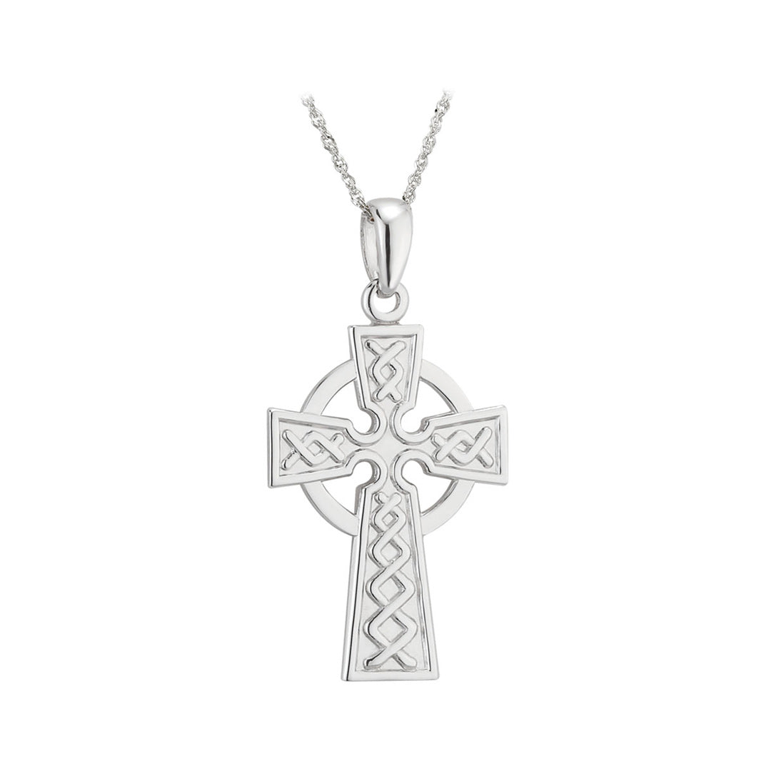 White Gold Celtic Cross Necklace、mySite、botmansion