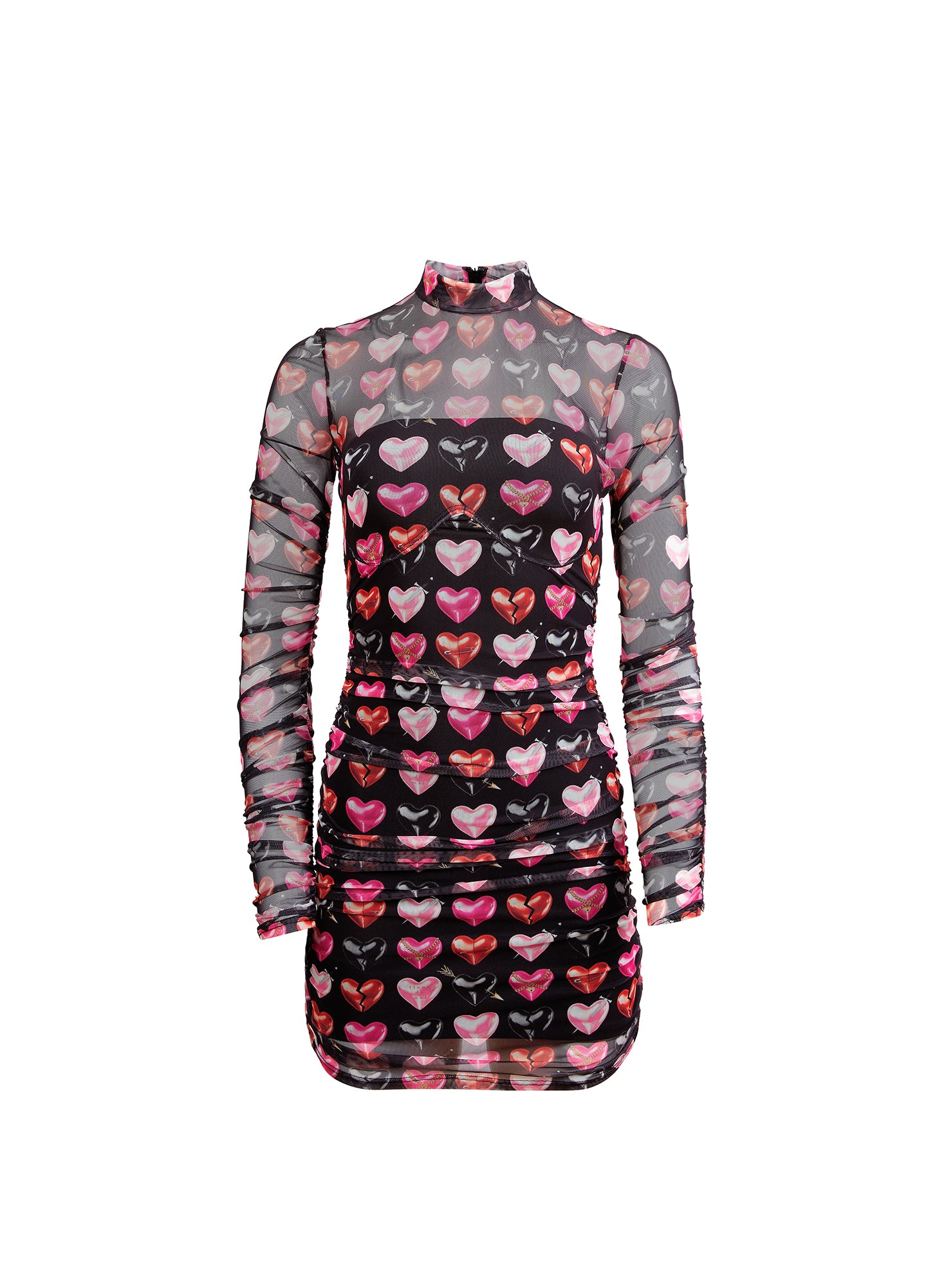 Heartbreaker Ruched Mini Dress、mySite、bengalsvssteelers