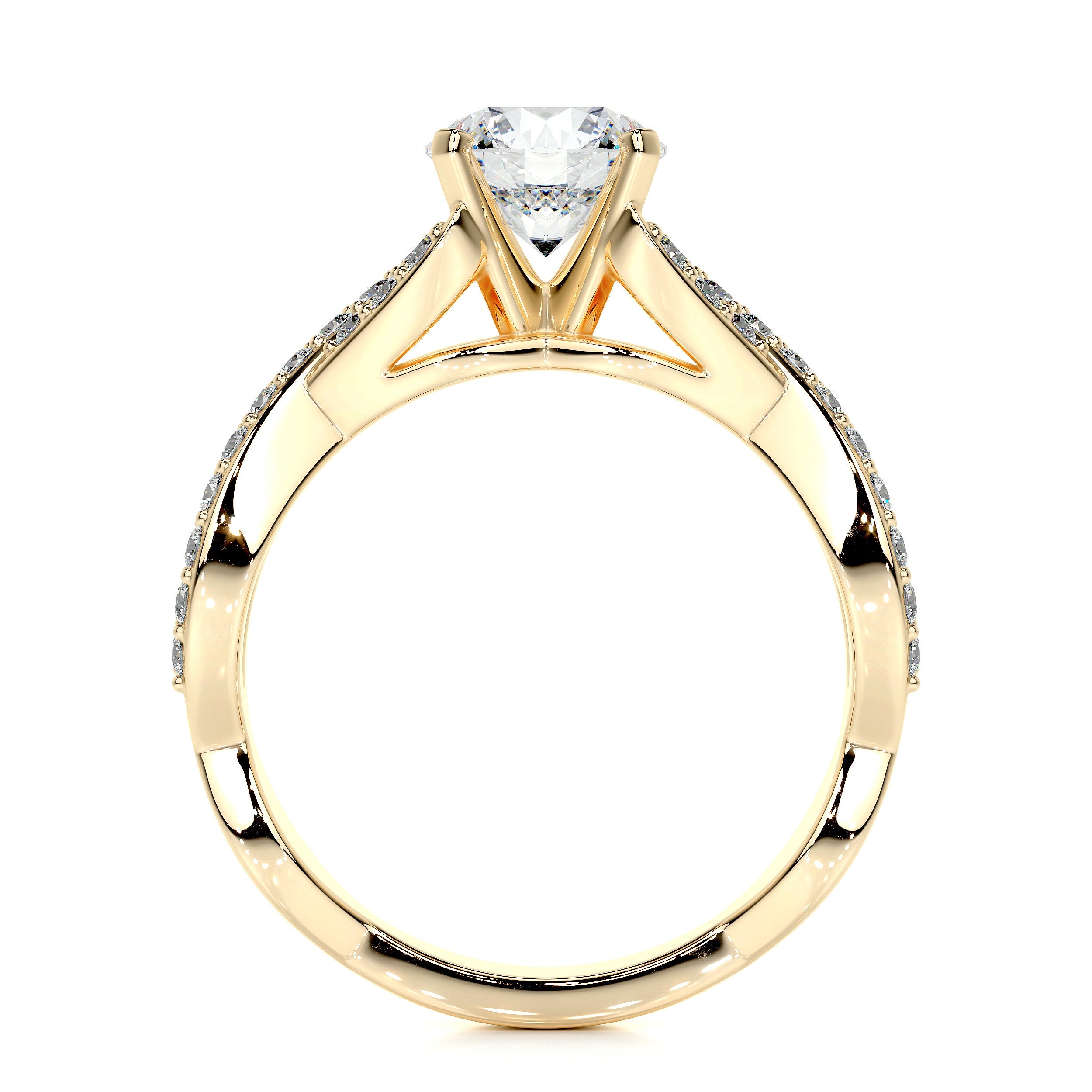 Emery Lab Grown Diamond Ring -18K Yellow Gold、mySite、hinf8tx79