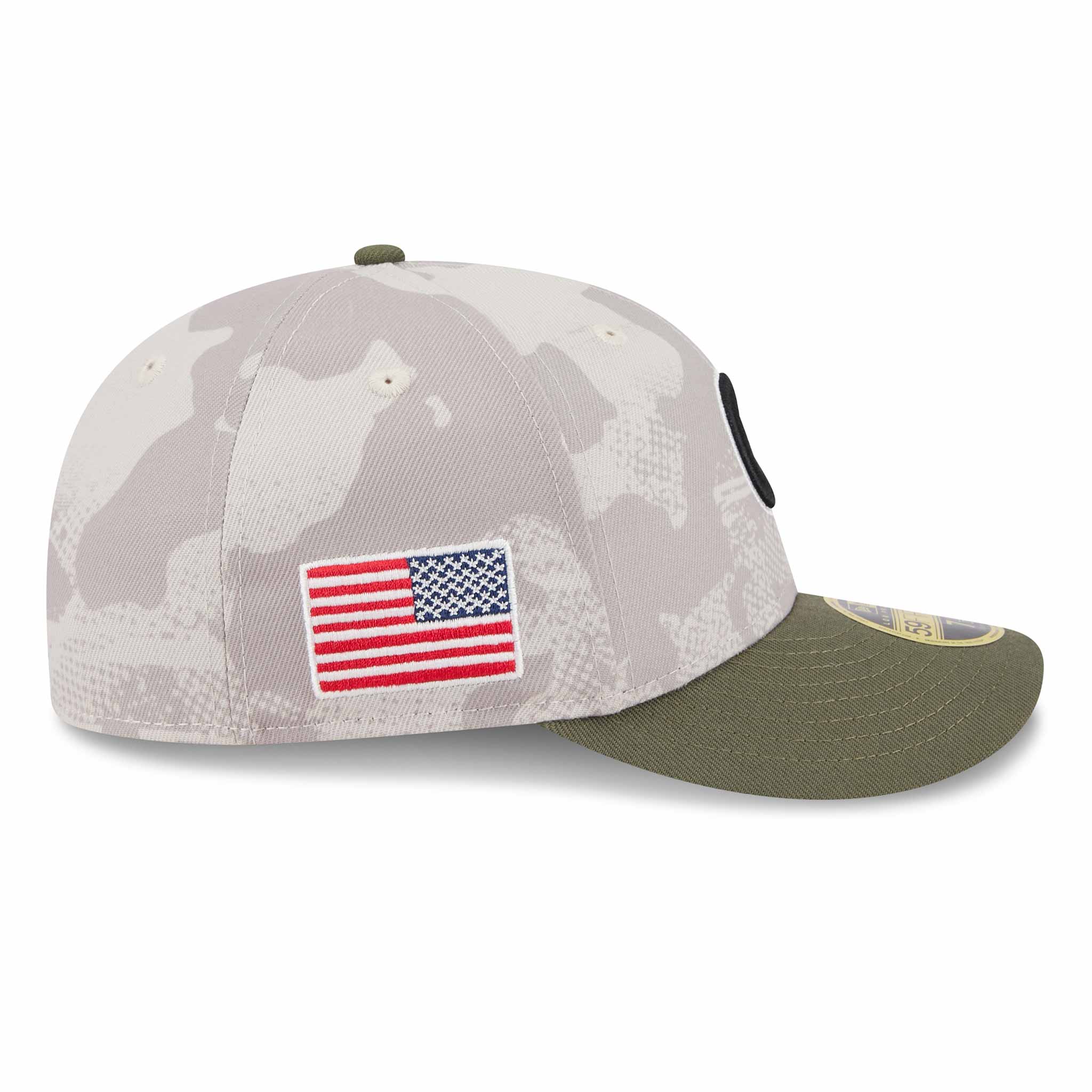 Chicago Cubs New Era 2025 Armed Forces Day 59FIFTY Low Profile Fitted Cap、mySite、vikingsvslions