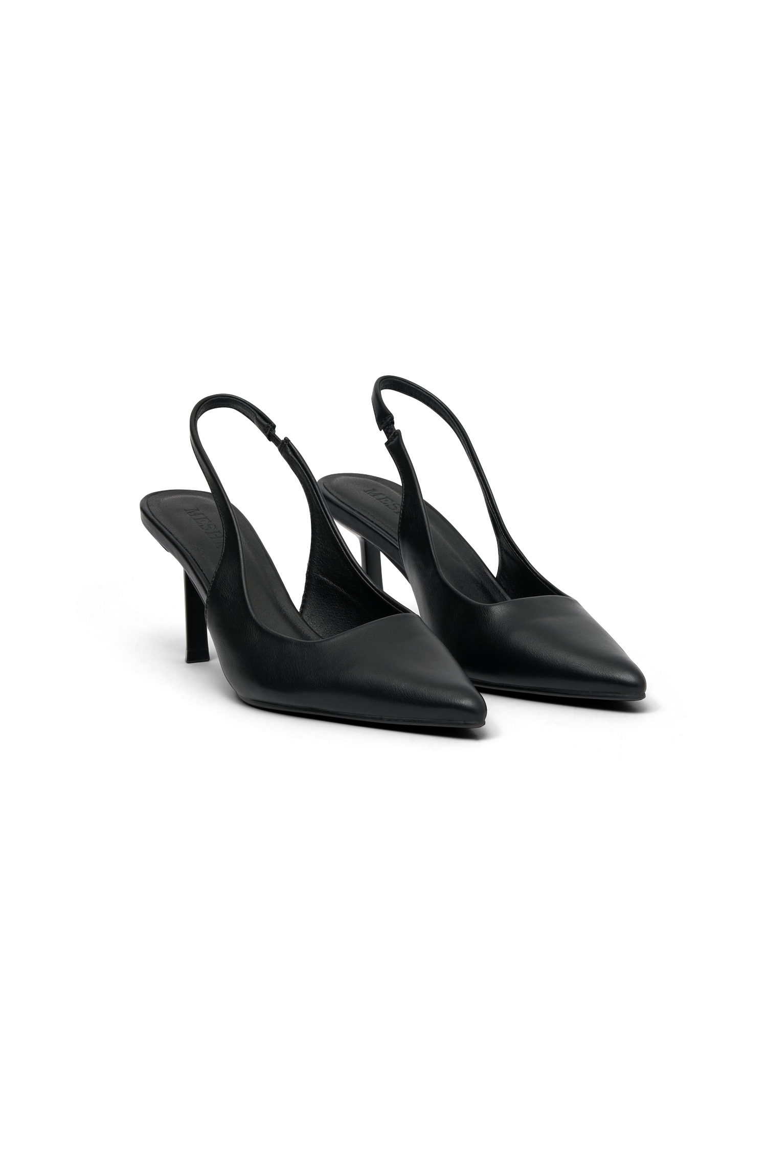Dasha Sling Back Heels - Black、mySite、solidvoid