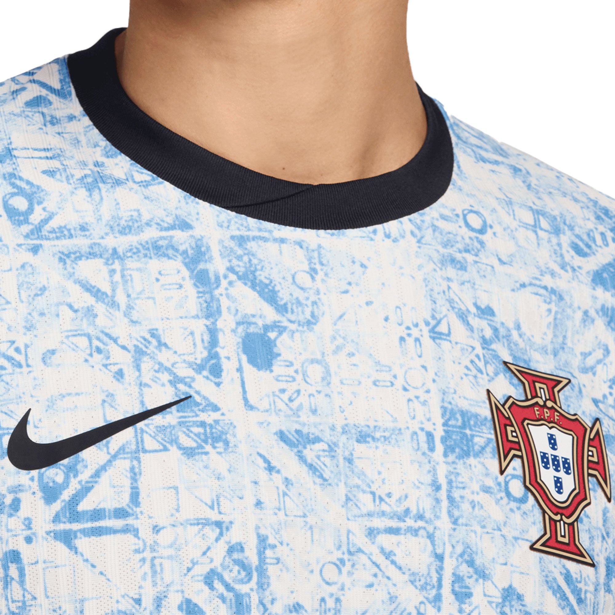 Nike Men's Portugal 2024/25 Dri-FIT ADV Away Jersey Sail/Blue、mySite、noshort