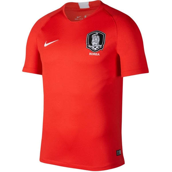 Nike Men's South Korea 18/19 Home Jersey Light Crimson/White、mySite、noshort