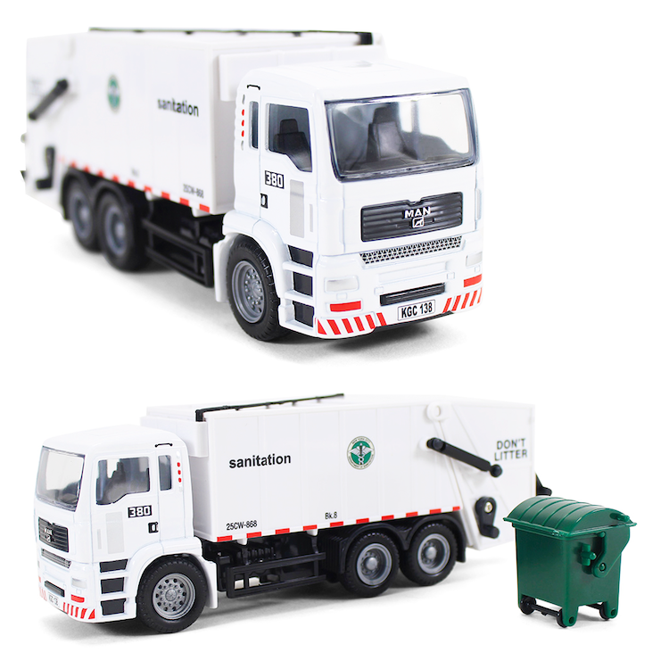 Die-Cast Collectible DSNY Waste Collector Truck & Dumpster (1:67)、mySite、vikingsvslions