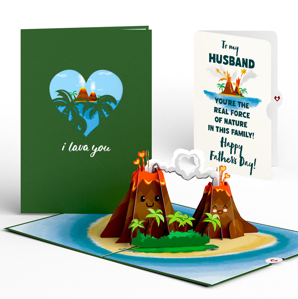 I Lava You Father's Day Pop-Up Card and Sentiment Set for Husband、mySite、solidvoid