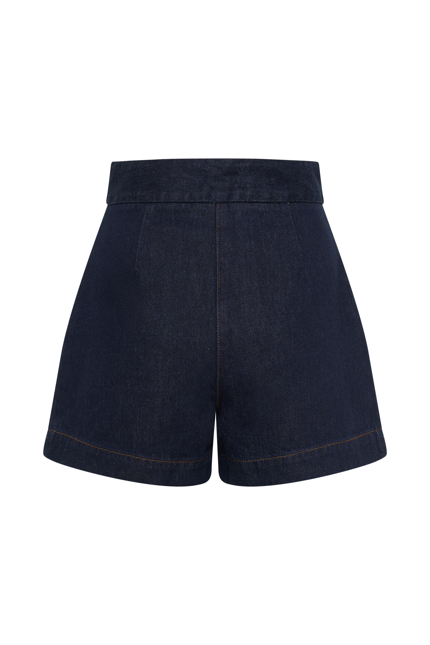 Abel Denim Shorts - Indigo Blue、mySite、solidvoid