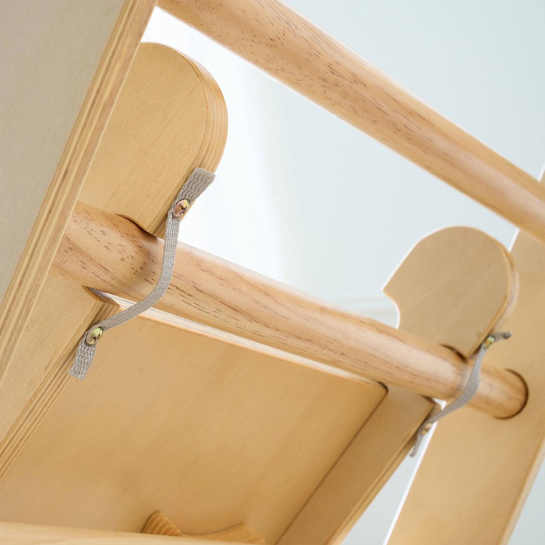  Tutti Bambini Scala Montessori 3 In 1 Pikler Climbing Frame With Climbing Wall - Natural、mySite、merchandisen