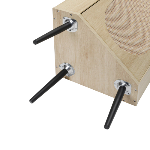 Corner cabinet ,Rattan door,Freestanding Corner Tables For Small Spaces, Corner Shelf Stand For Living Room, Kitchen, Bedroom、、xpatfood